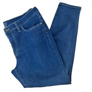 J Crew 8" Midrise Skinny Jean Dark Denim Size 32R